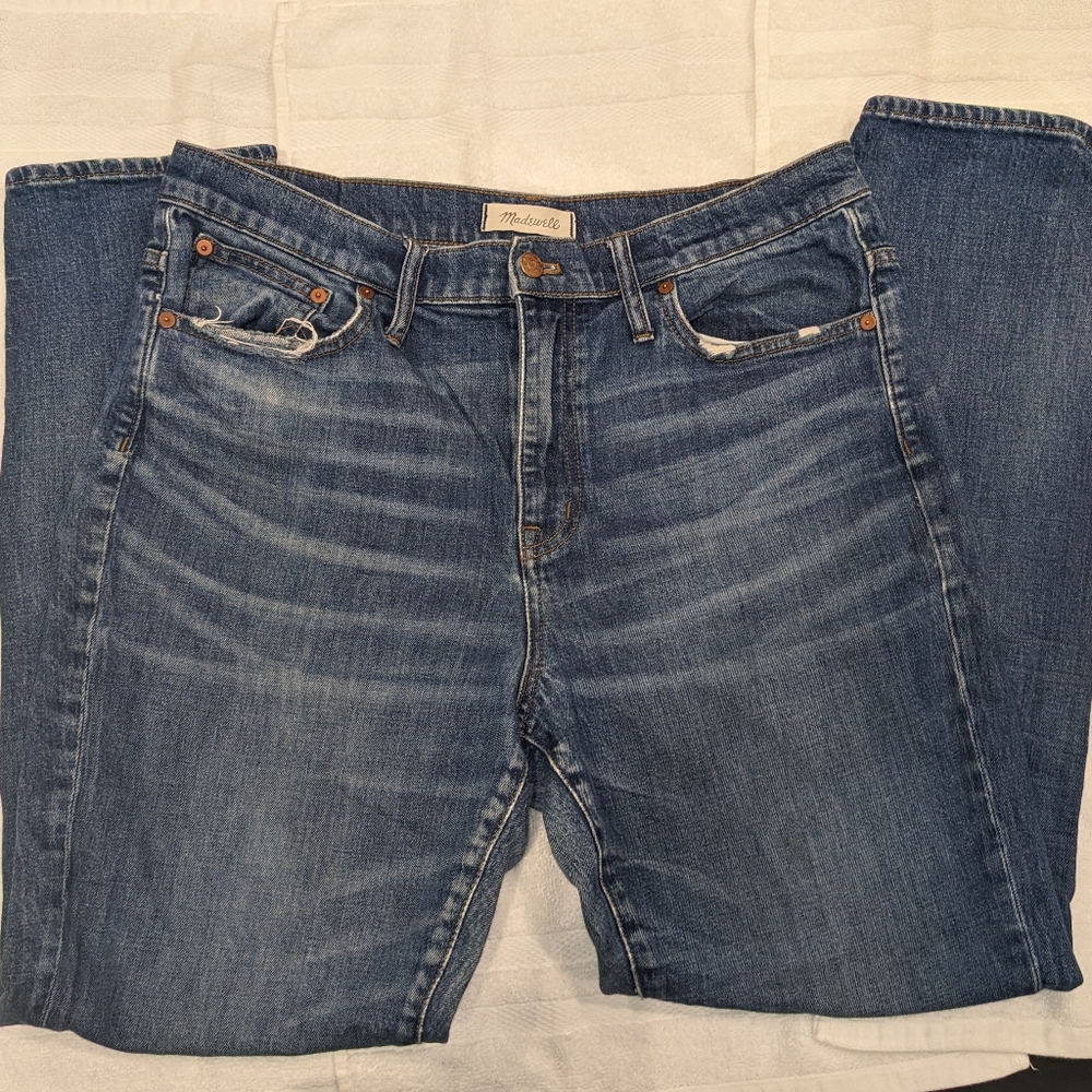 Madewell high rise slim boyjean size 30